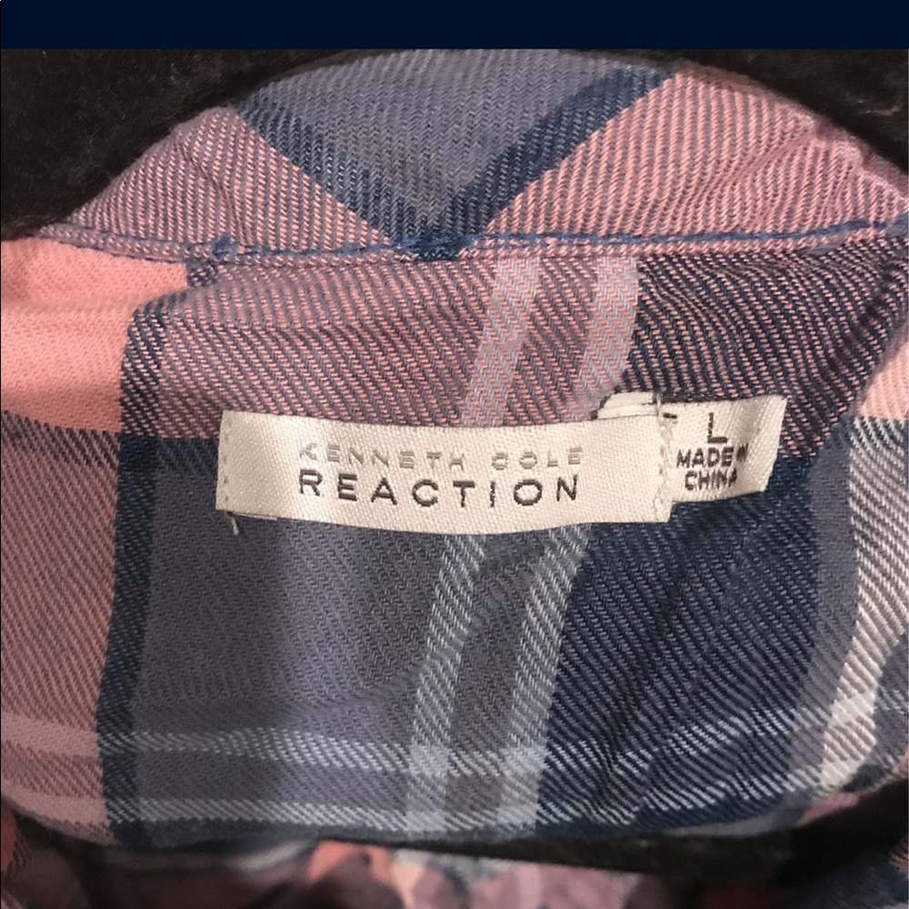 Flannel women’s top size L used once